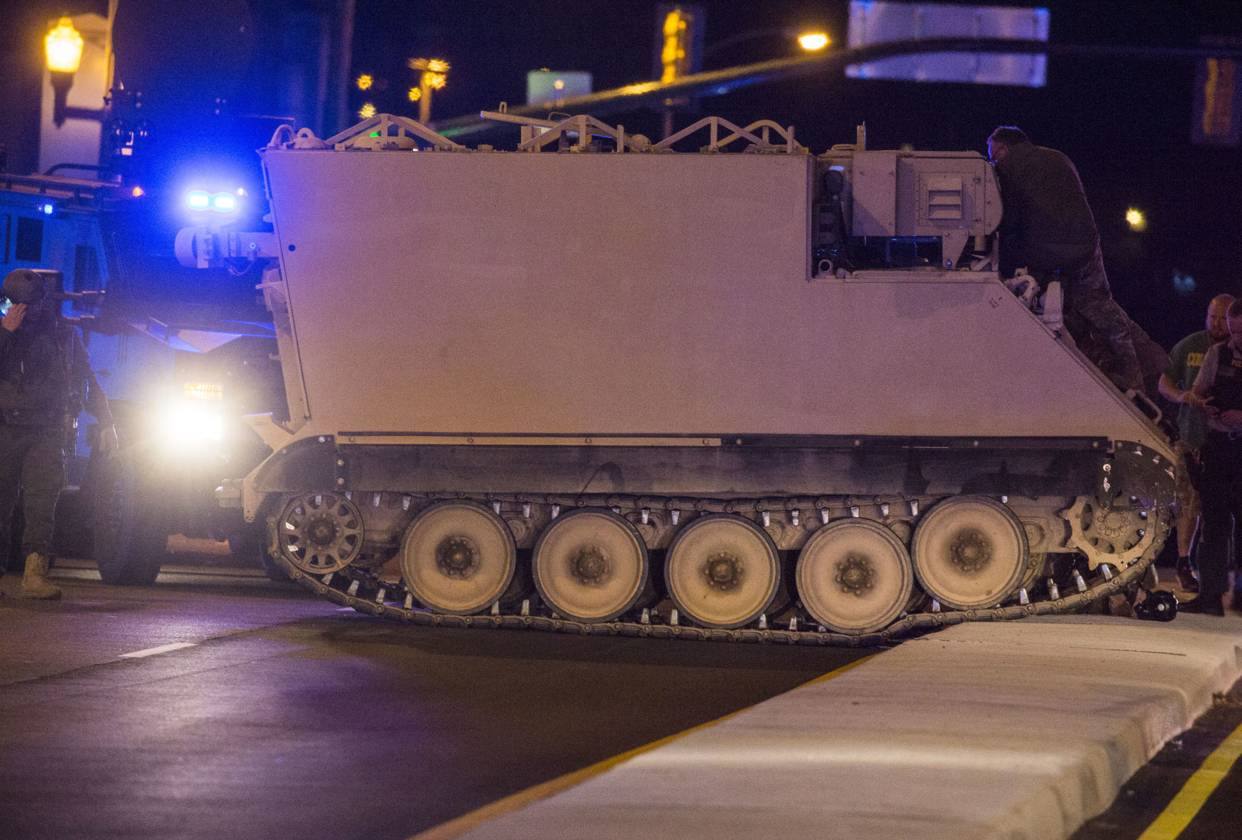 Armored vehicle in Richmond